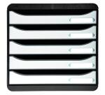 Module de classement Big Box Plus 5 tiroirs Glossy