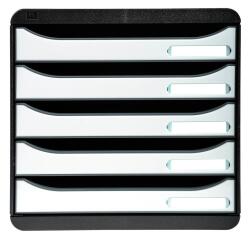 Módulo BIG-BOX PLUS con 5 cajones para documentos A4+, ultra-rígido y con stop de seguridad - 347x278x271 mm - GLOSSY