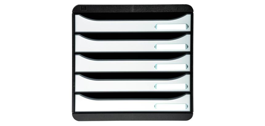 Module de classement Big Box Plus 5 tiroirs Glossy