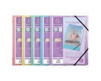 Kreacover Milti Part File 8 Compart, Pastel Assorted - Assorted colours