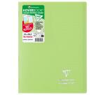 Cahier piqué Koverbook A4 96 pages grands carreaux couverture polypropylène opaque 100% recyclé
