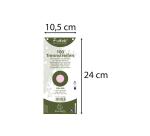 Confezione da 100 intercalari orizzontali 2 fori Forever cartoncino riciclato 180g/mq - 105x240mm