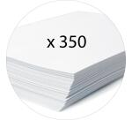 Boite de classement Exabox Dos 40mm Carte lustrée - A4 - Bleu