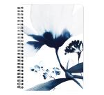 Inkebana, Carnet reliure intégrale A5 14,8x21 cm, 120 pages, ligné, 3 intercalaires avec 6 poches, ass. - Multicolore