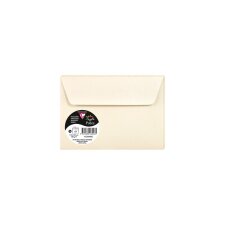 Paquet de 5 enveloppes Pollen 114x162mm 120g/m2 - Ivoire irisé