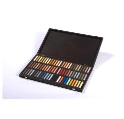 Coffret bois 72 Pastels - Animaux