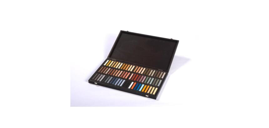 Coffret bois 72 Pastels - Animaux