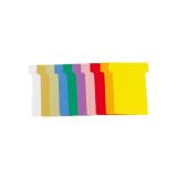 Carton de 10 étuis de 100 fiches en T n°1,5 - L45 x H53 x l36 x h15 mm - Couleurs assorties