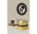 Assortiment 2 boîtes tressées rondes - Kraft