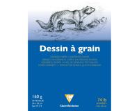 Dessin à Grain bloc collé 20F 24x32cm 160g