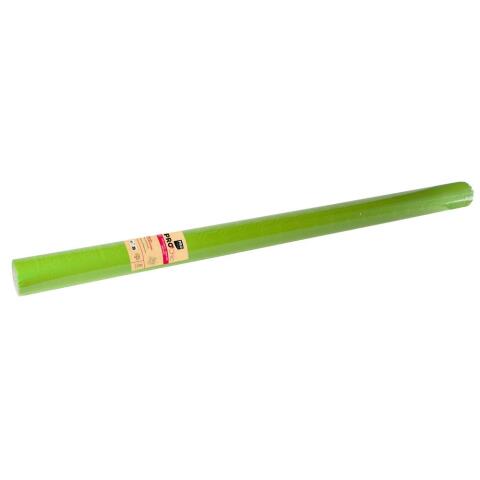 Rollo de mantel - Papel damasco - Blanco 25x1,18m - Verde kiwi