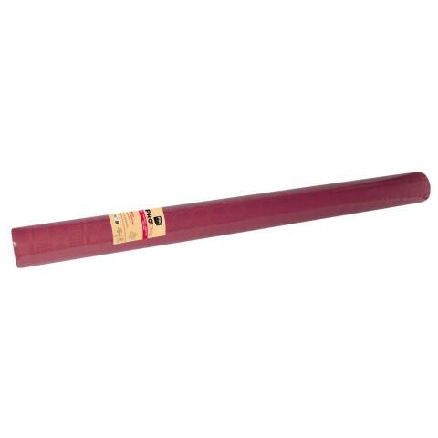 Rollo de mantel - Papel damasco - Blanco 50x1,18m - Burdeos