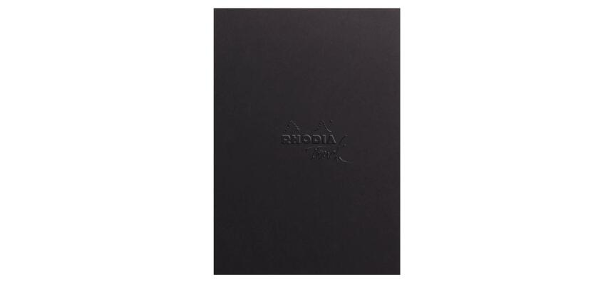 Rhodia Touch Mixed Media Pad, papier Paint'On extra-blanc 250g - A5 portrait, 20 feuillets - Noir