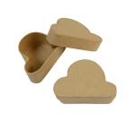 Set de 10 petites boites nuages 6x6x3cm - Kraft