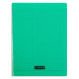 Cahier piqué 8000 POLYPRO A4 192 pages grands carreaux 90 g - Vert