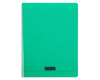 Cahier piqué 8000 POLYPRO A4 192 pages grands carreaux 90 g - Vert