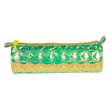 Trousse holographique ronde Ø7x22 cm vert - Vert