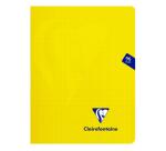 Cahier piqué Mimesys 17x22cm 96 pages petits carreaux couverture polypropylène Couleur aléatoire - Assortis