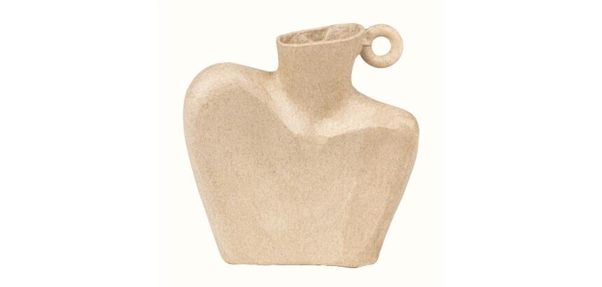Vase épaules femme 14x4,5x14,5cm - Kraft