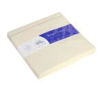 25 enveloppes 165x165mm, Vergé de France doublées gommées