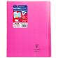 Cahier piqué Koverbook 24x32cm 96 pages grands carreaux couverture polypropylène transparent