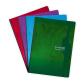 Cahier brochure souple dos toilé 7000 24x32 cm 192 pages grands carreaux 70 g - Assortis
