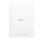 Cahier piqué Rhodia Classic 14,8x21 cm 96 pages dot non détachables 80g - Blanc