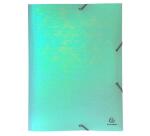 Exacompta Candy Tidy Elasticated Folder with 3 Flaps A3 PP - Assorted colours