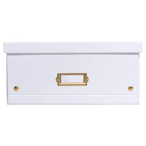 Cajas de almacenamiento NeoDeco - 35x51,5x16 cm, A3+ - Blanco