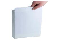 Carpeta Exacompta 2 anillas mixtas forrada 3 bolsos exteriores Krea Cover - A5 - Blanco