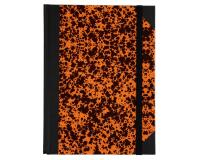 Schrift Marmer 220 x 170 mm 192 pagina's gelijnd - oranje