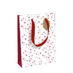 Pomme d'amour, sac large 26,5x14x33 cm - Blanc