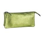 CUIRISÉ Grande Pochette 2 compartiments 22x11 cm - Vert