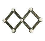 721 - Pochette 20 feuilles Décopatch - Vert