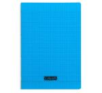 Cahier piqué 8000 POLYPRO A4 48 pages grands carreaux 90 g - Bleu