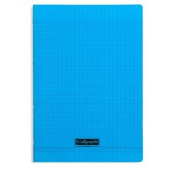 Heft 8000 POLYPRO A4 48 Seiten große Karos 90 g - Blau