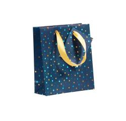 Sachet cadeau de Noël 'Nuit bleutée', mini