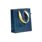 Sac cadeau "Nuit bleutée" 12 x 4,5 x 13,5 cm - Bleu