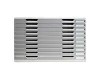 MÓDULO A3 COMBINABLES CON A4+, DESLIZAMIENTO PERFECTO DE LOS CAJONES + 10 ALTURAS + STOP DE SEGURIDAD, TAMAÑO: 5 X 54MM OFFICE