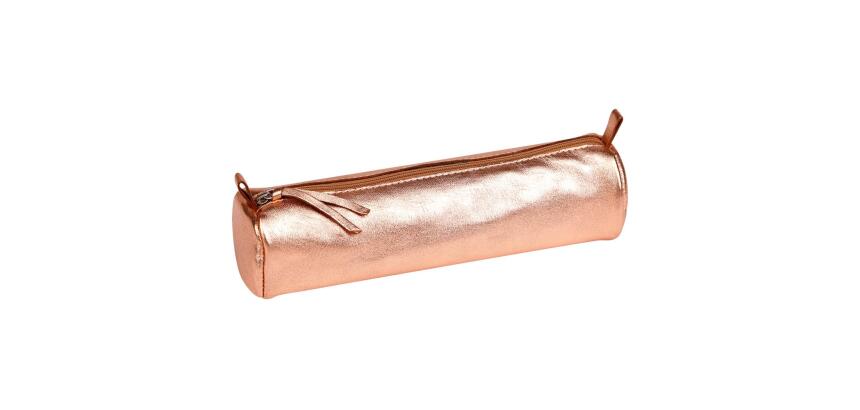 CUIRISÉ - Trousse ronde Ø5,5x22 - Cuivre