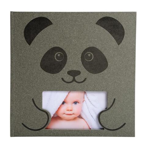 Álbum de fotografías para bebés ZÉPHIRE 25x25 cm - 60 fotos 30 páginas - Gris