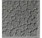 Cernit plaque de texture Clovers - Gris