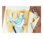 Papier Huile lin naturel paquet 10F 56x76cm 240g