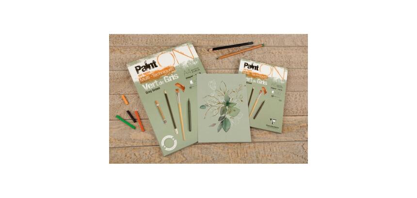 PaintON Vert de Gris rouleau 1,30x10m 250g - Vert de gris