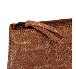 KLEO-PATHRA CUIR Trousse plate 22x11 cm Or