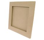 Cadre plat carré 11x11cm - Kraft