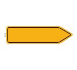 Panneau adhesif exacompta pvc antiderapant circulation      obligatoire 100cm coloris     jaune