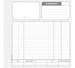 Zelfklevend register 210 x 210 bestellingen 50 x 3 exemplaren - haver