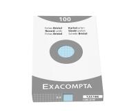 Fichas de cartulina bristol 205 g/m2 - Cuadricula - 148x210 mm