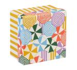 Dolce Amore, Set de 3 boîtes gigognes carrées 25x25x12 cm, 20x20x11cm, et 16x16x10 cm